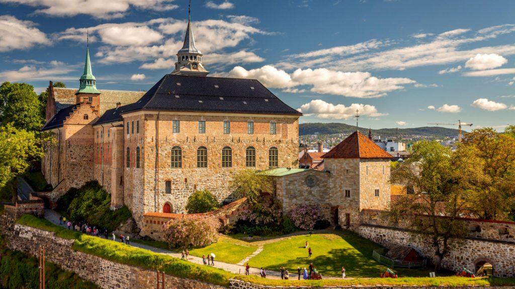 Die Festung Akershus ist eine Burg in Oslo, der Hauptstadt Norwegens