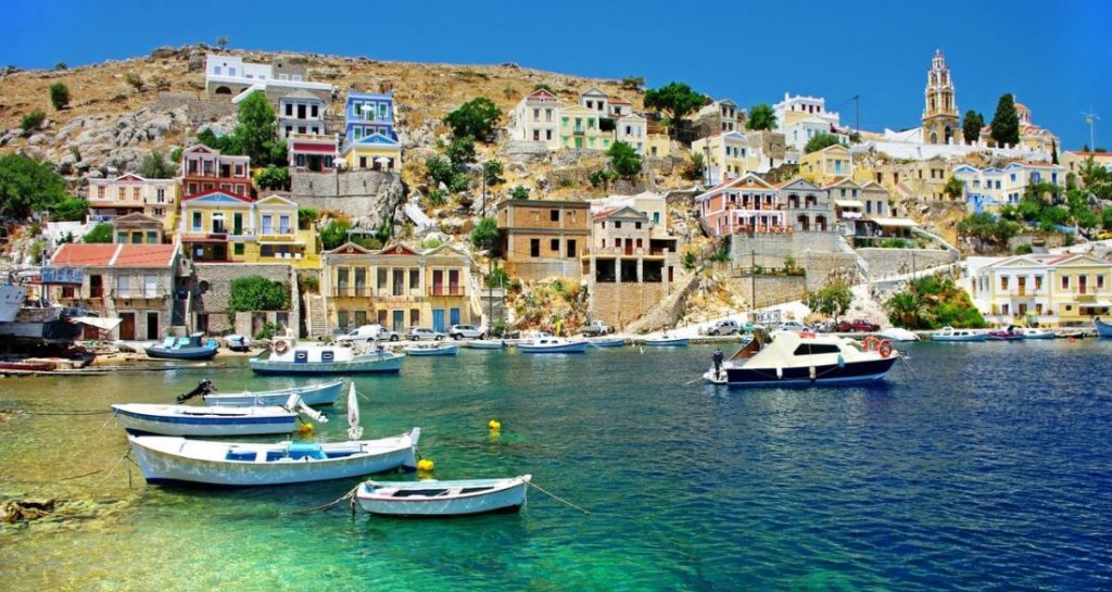 Die Insel Symi in Griechenland