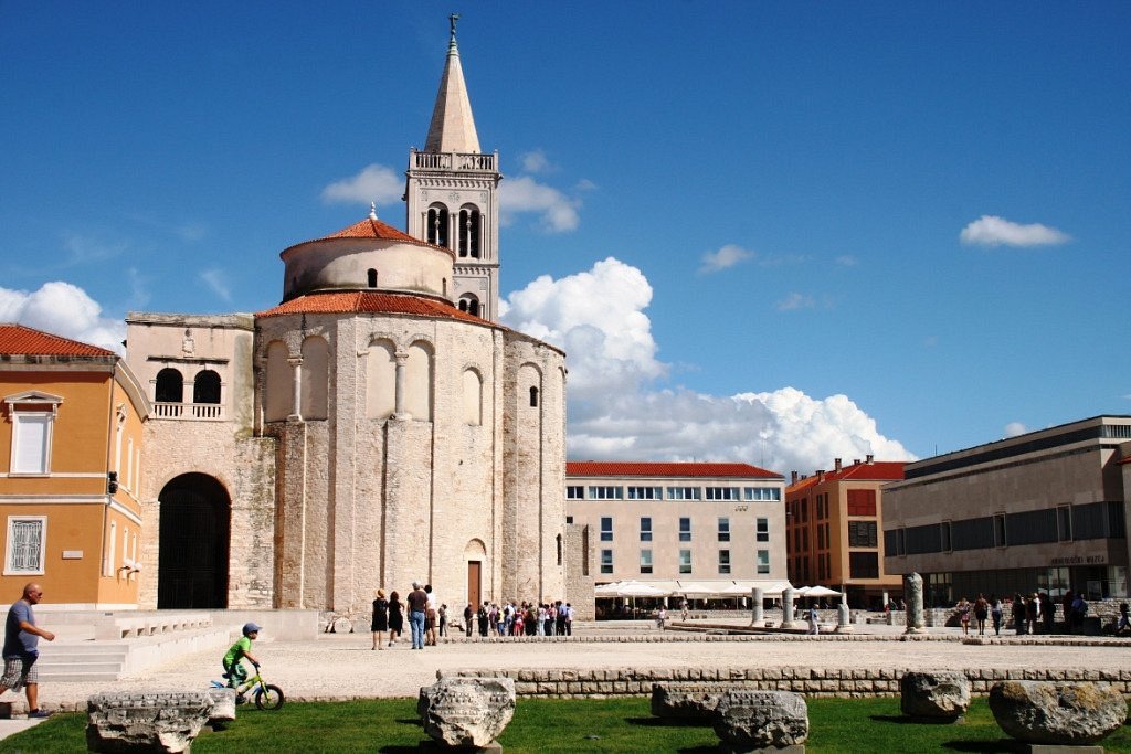 Romeins Forum Historisch Zadar, Kroatië