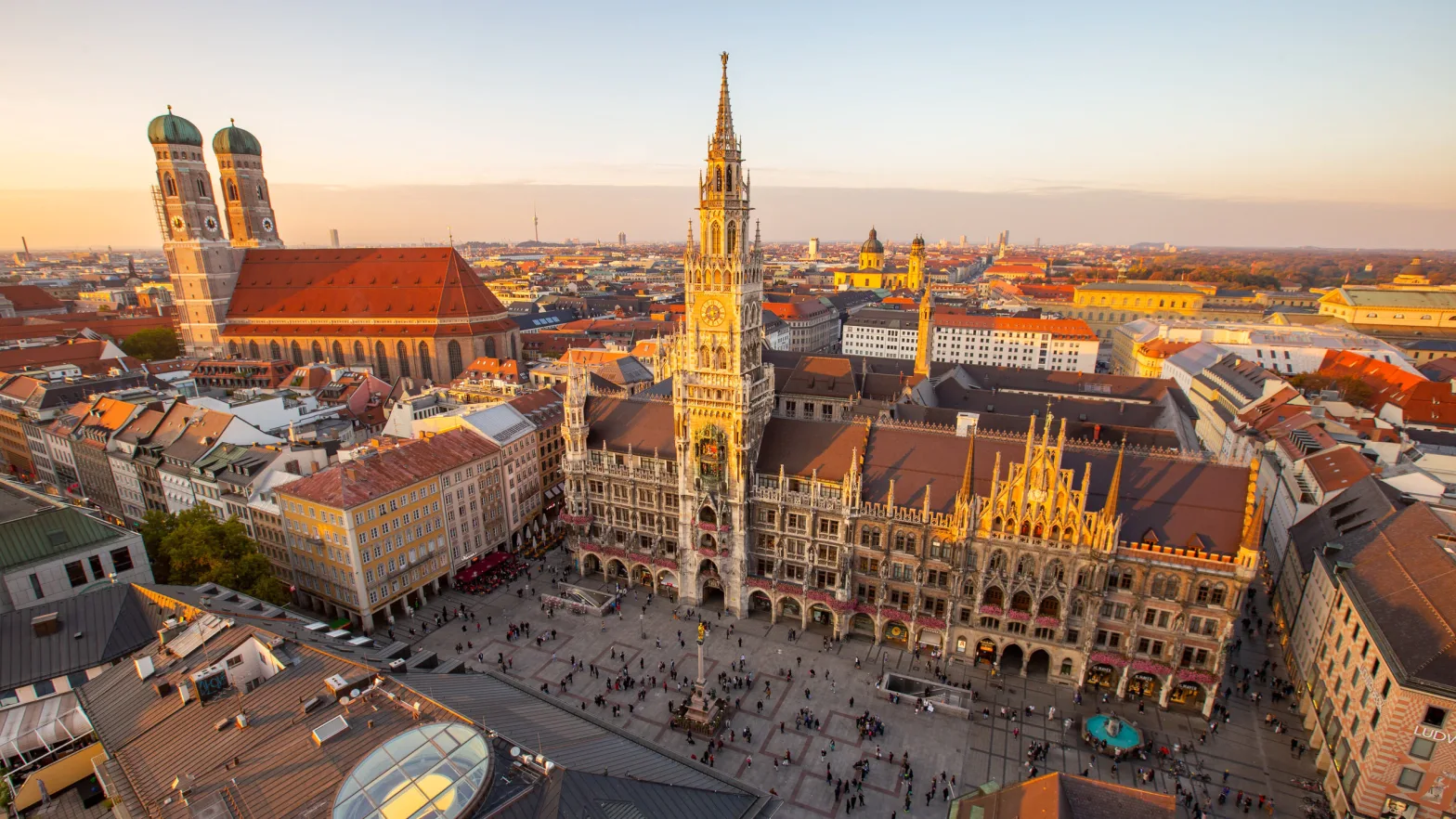 Vue de la ville de Munich