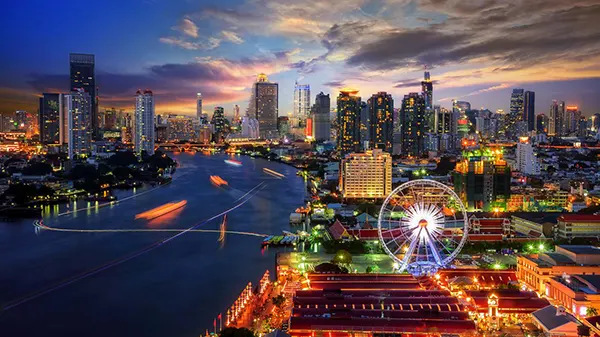 Paisaje de Bangkok