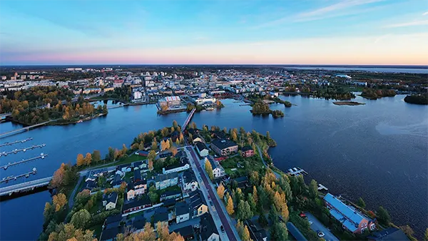 Herfstkust van Oulu